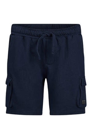 regular waist sweatshort donkerblauw