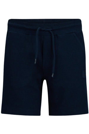 regular waist casual short donkerblauw