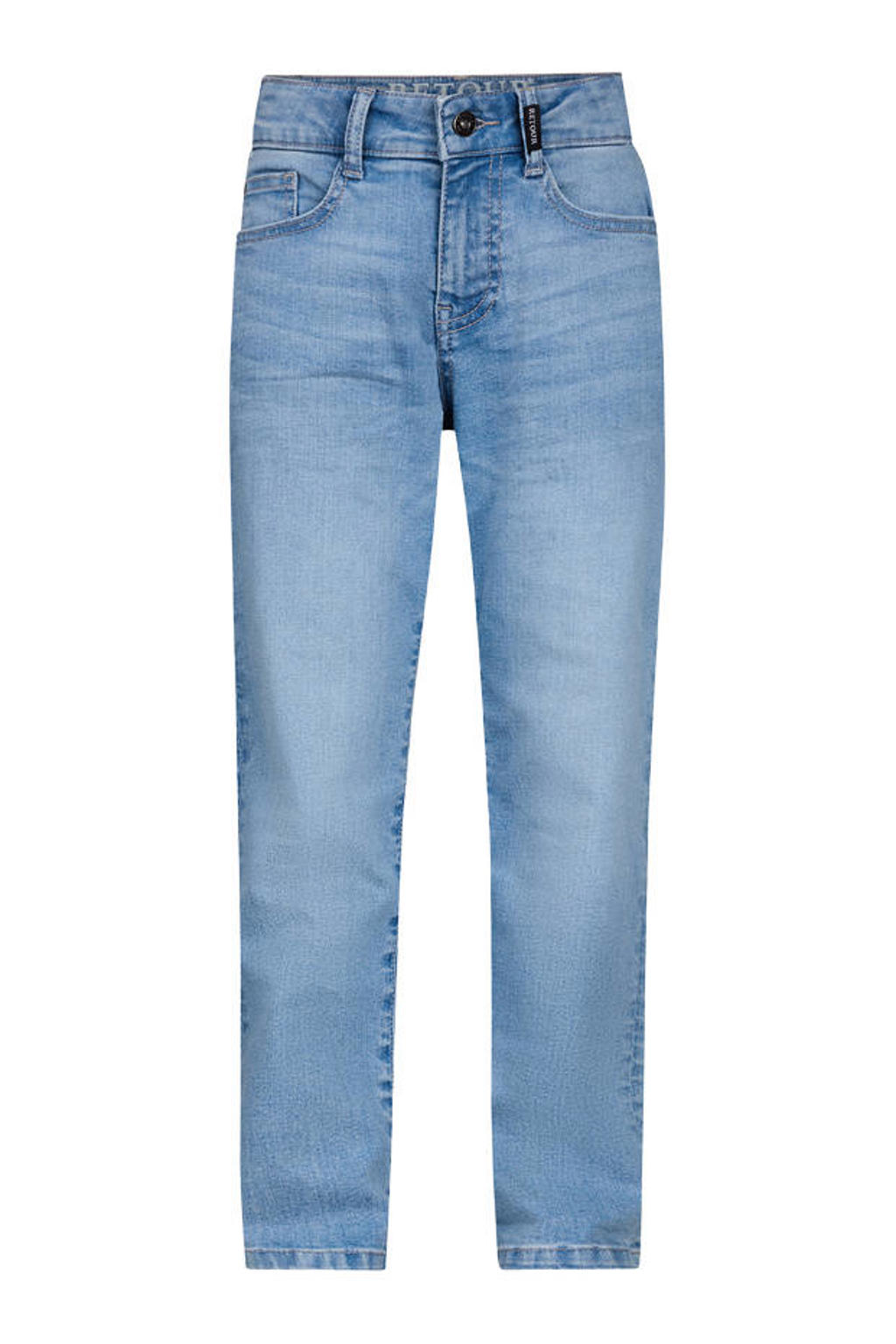 Light blue denim jongens Retour Jeans Yari loose fit jeans van stretchdenim met relaxed en effen