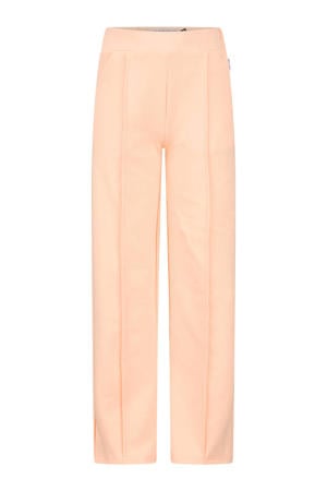 wide leg regular waist sweatpants oranje