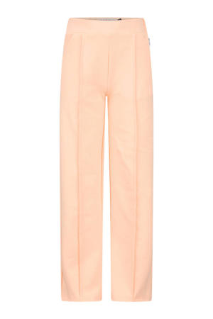 wide leg regular waist sweatpants oranje