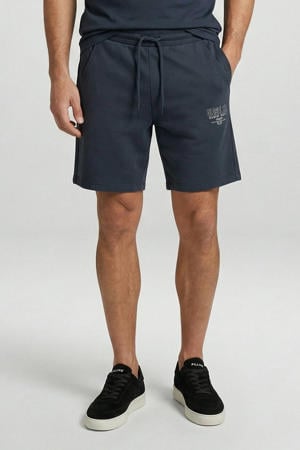 relaxed sweatshort antraciet