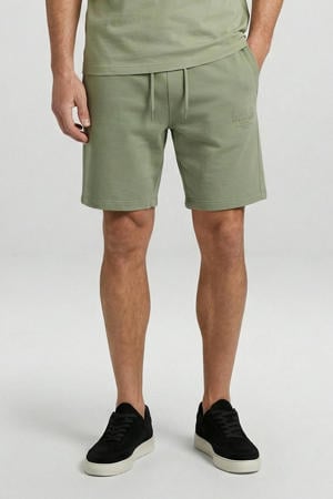 relaxed sweatshort groen
