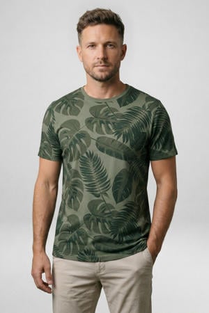 regular T-shirt groen