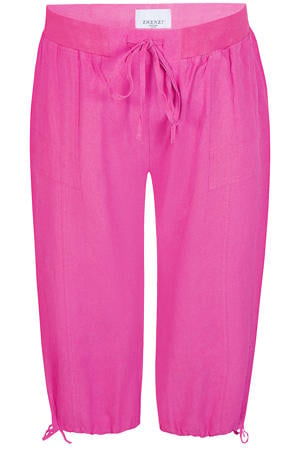straight regular waist broek roze