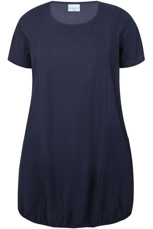 T-shirtjurk donkerblauw