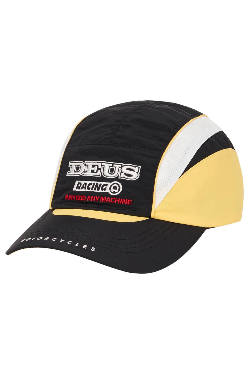 Deus Ex Machina pet Enduro Moto zwart/geel