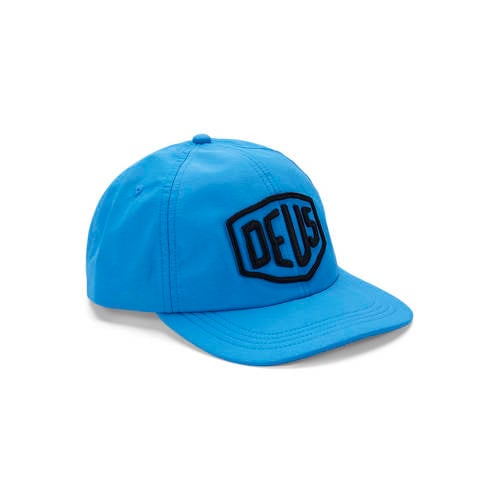 Deus Ex Machina pet met logo Shield blauw afbeelding