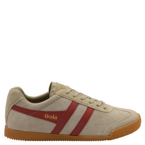 Harrier suède sneakers beige/rood