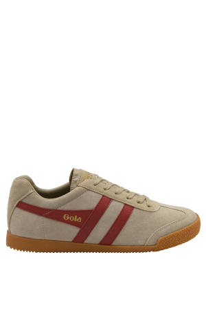 Harrier suède sneakers beige/rood