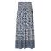 Lollys Laundry gebloemde maxi rok donkerblauw