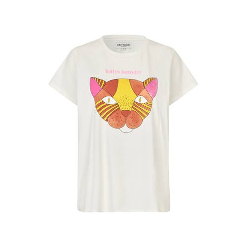 Lollys Laundry T-shirt ecru afbeelding