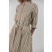 Lollys Laundry gestreepte blouse bruin
