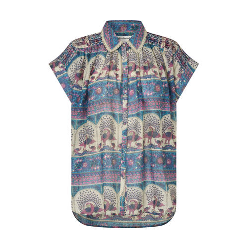 Lollys Laundry blouse blauw afbeelding
