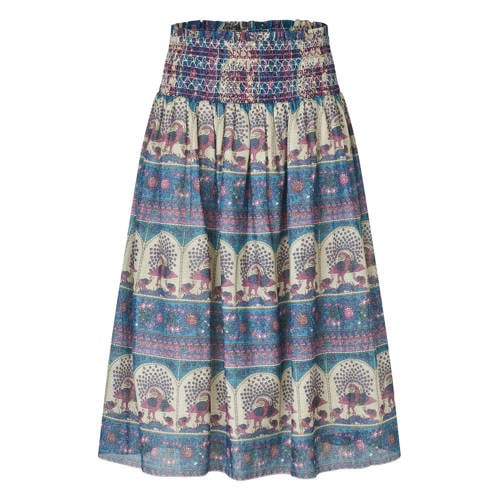 Lollys Laundry midi rok blauw afbeelding