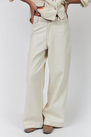 wide leg jeans ecru
