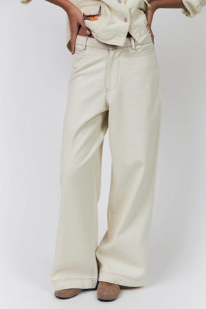 wide leg jeans ecru
