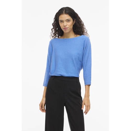 VILA trui blauw gebreid afbeelding