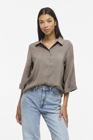 blouse taupe
