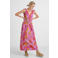 Geisha midi jurk roze