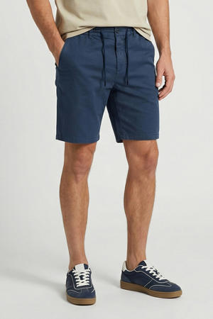 regular casual short donkerblauw