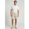 Cars regular fit chino short met riemlussen - beige