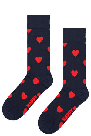 sokken Heart donkerblauw