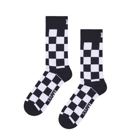 Happy Socks sokken Checkerboard zwart afbeelding