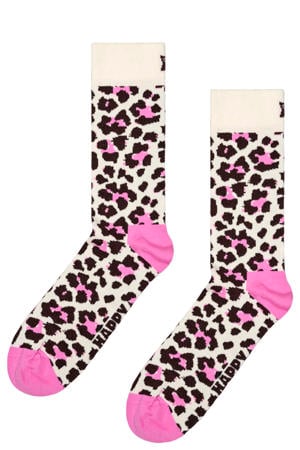 sokken Leo beige/roze