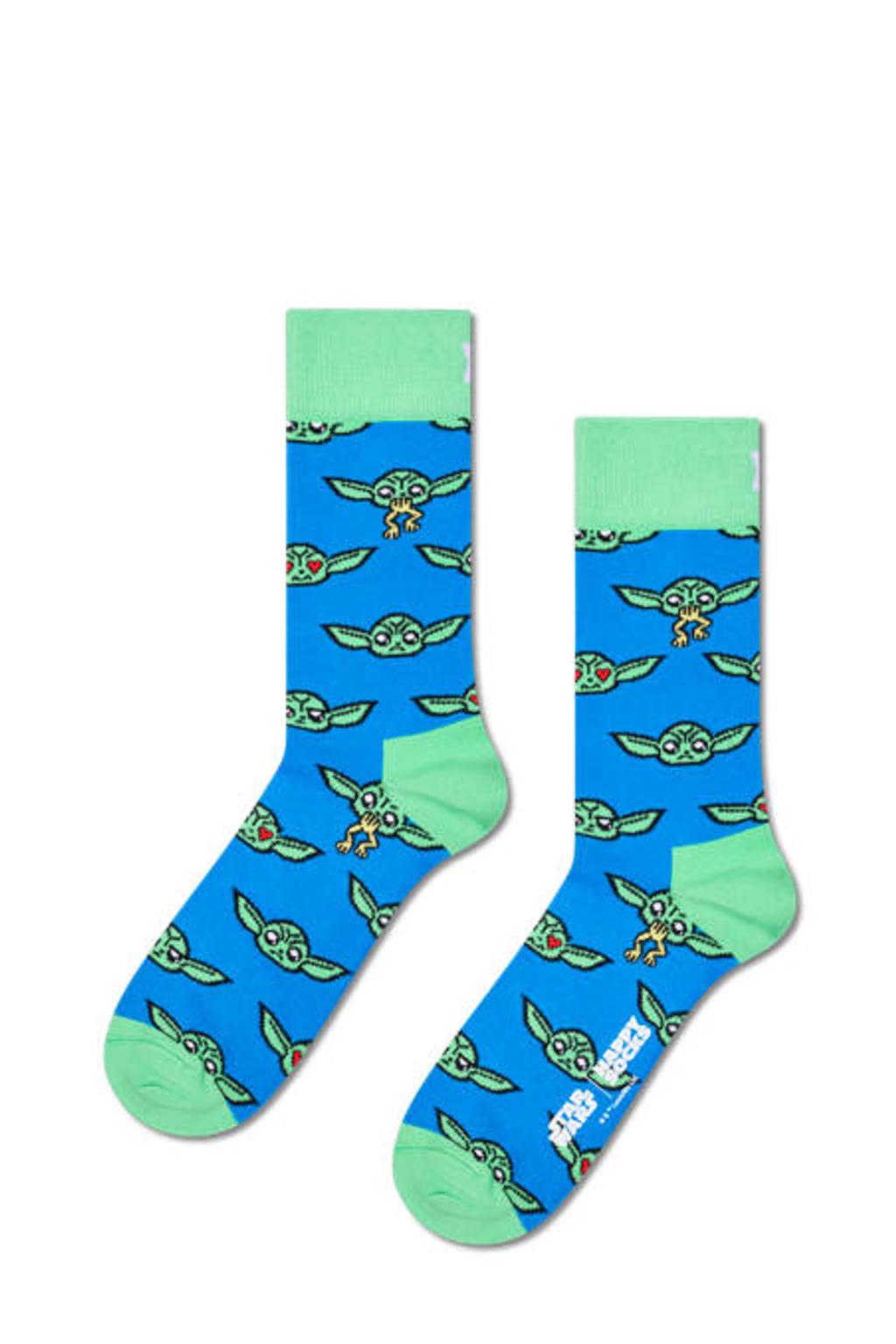 Happy Socks sokken STAR WARS™ Grogu Mood blauw