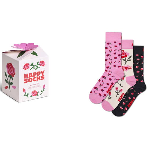 Happy Socks giftbox sokken Mother’s Socks - set van 3 roze afbeelding