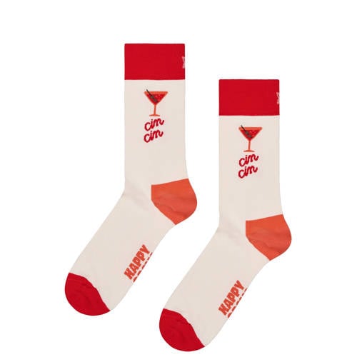Happy Socks sokken Cin Cin ecru afbeelding