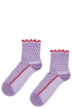sokken Structure Slinky Mini Crew paars