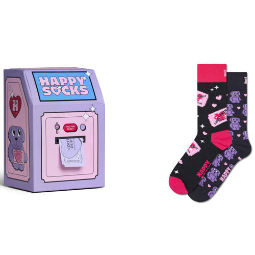 Happy Socks giftbox sokken Love Tickets - set van 2 zwart afbeelding