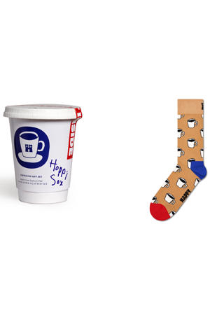 giftbox sokken Coffee Cup beige