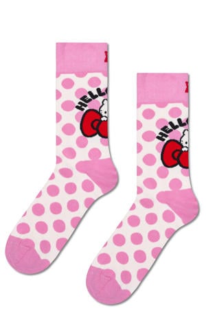 sokken Hello Kitty Pink Dot roze