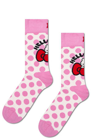 sokken Hello Kitty Pink Dot roze