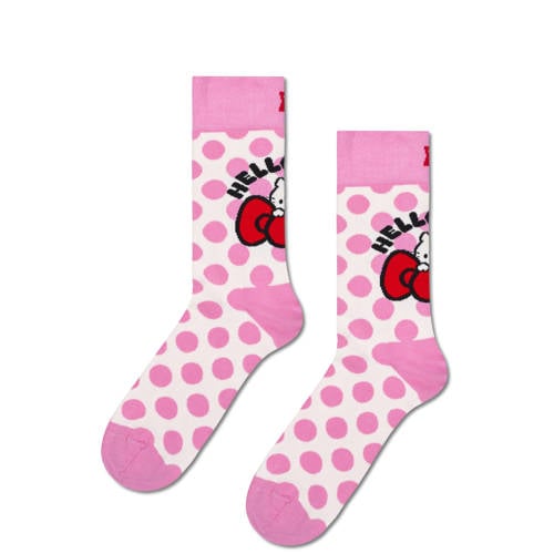 Happy Socks sokken Hello Kitty Pink Dot roze afbeelding