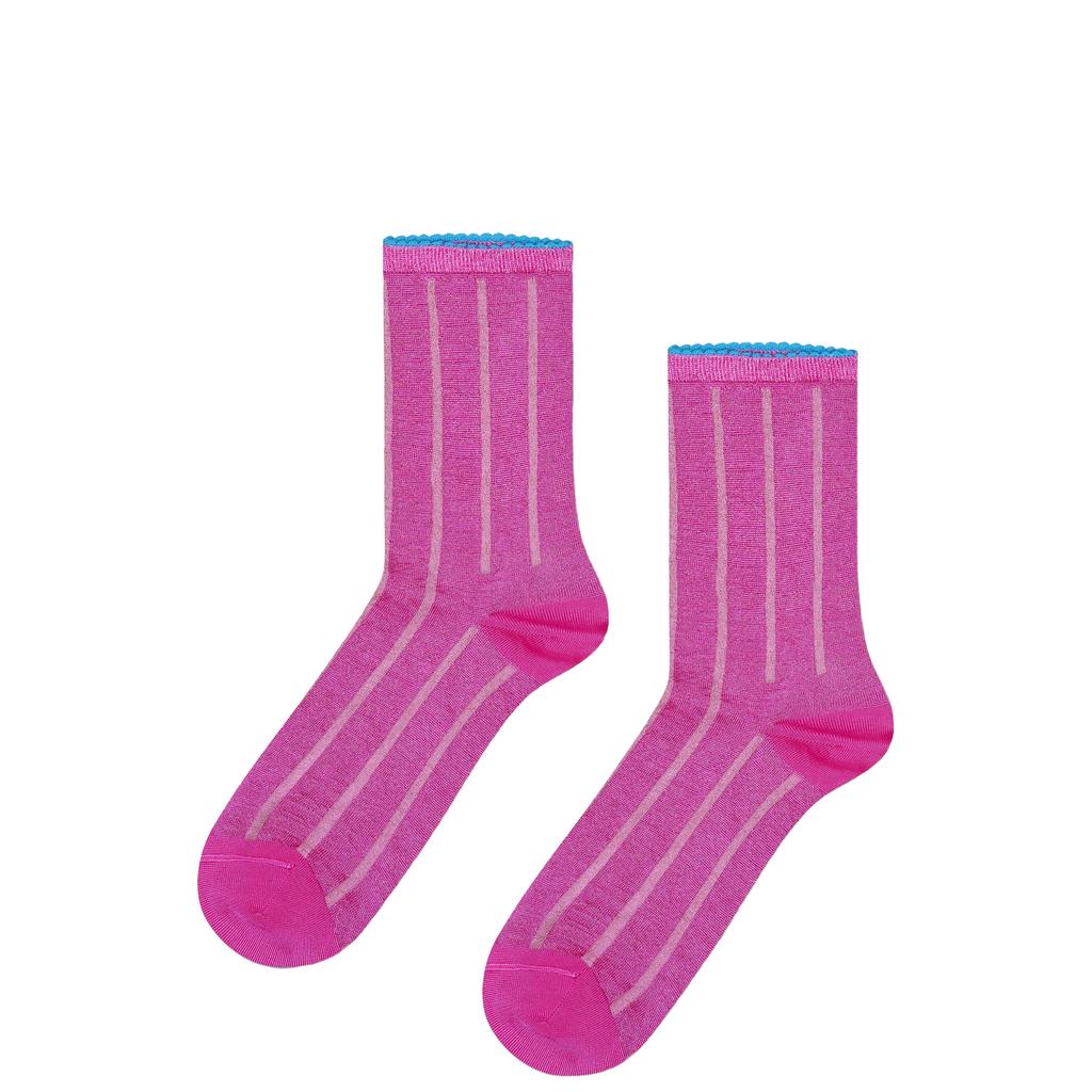 Happy Socks sokken Lily Short roze