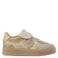 Babouche Ira-97 leren sneakers met ponyhair goud