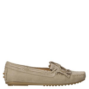 G-Minke-2 suède mocassins beige