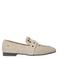 Babouche suède loafers met studs beige