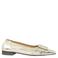 Babouche leren loafers goud