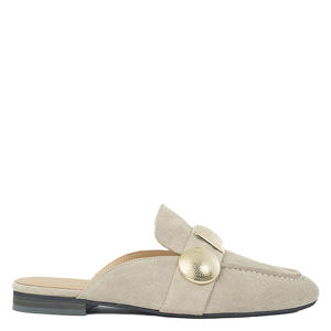 G-Lara-2 suède leren muiltjes beige