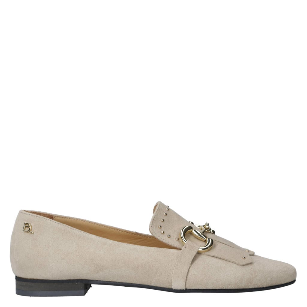Beige dames Babouche G-Dena-2 suède loafers