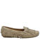 Babouche Hella-173 leren suède mocassins met franjes beige