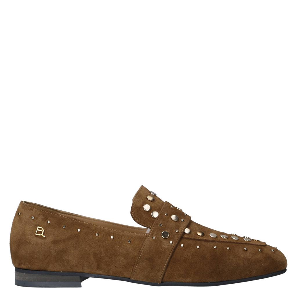 Bruine dames Babouche suède loafers