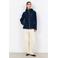 Soyaconcept fleecevest donkerblauw