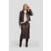 Ruby imitatieleren jacket donkerbruin
