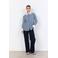 Soyaconcept gestreepte blouse blauw